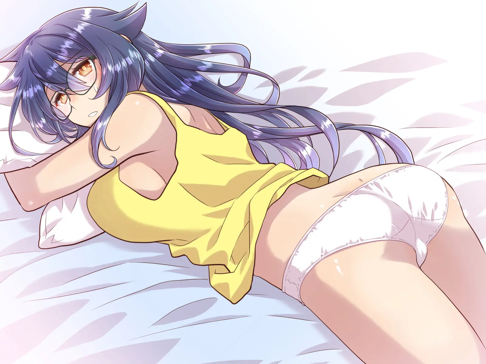 Noroi De Nyotaika Shita Megane De Noppona Ore Ga Namaiki Kouhai To H Suru Koto Ni Natta Koto No Tenmatsu | 저주로 여체화해버린 안경에 키다리인 내가 건방진 후배와 H 해버리게 된 사건의 전말